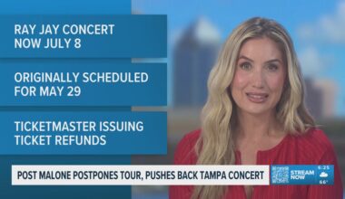 Post Malone postpones first few weeks of tour, including Tampa stop