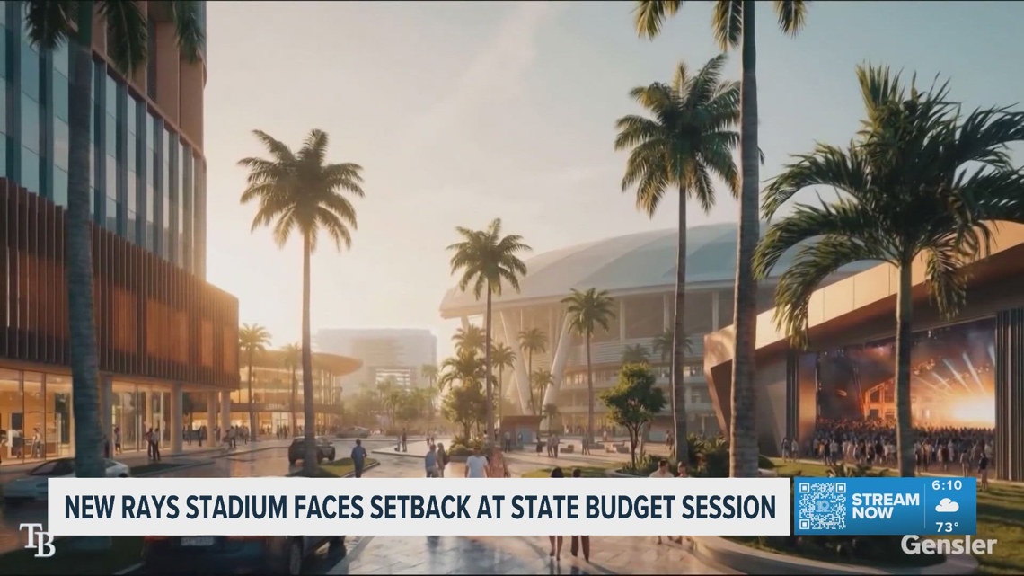 Major setback to new Tampa Bay Rays stadium at state budget session