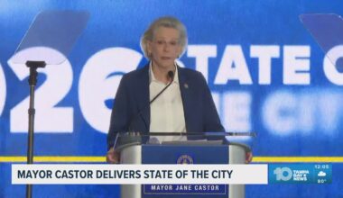 Tampa Mayor Jane Castor delivers her last State of the City address.