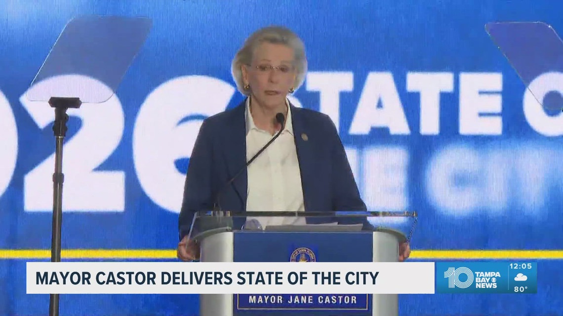 Tampa Mayor Jane Castor delivers her last State of the City address.
