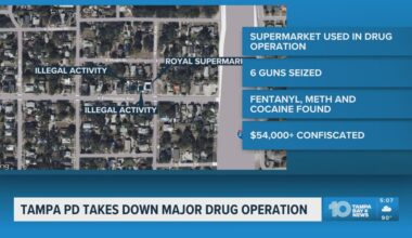 Tampa PD says it took down a major drug operation