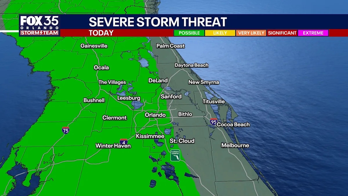 Orlando weather: Hot, humid day with possible storms to conclude weekend