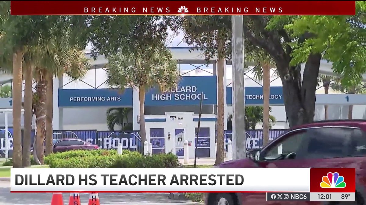 Fort Lauderdale teacher arrested for lewd touching of minor, jail records show – NBC 6 South Florida