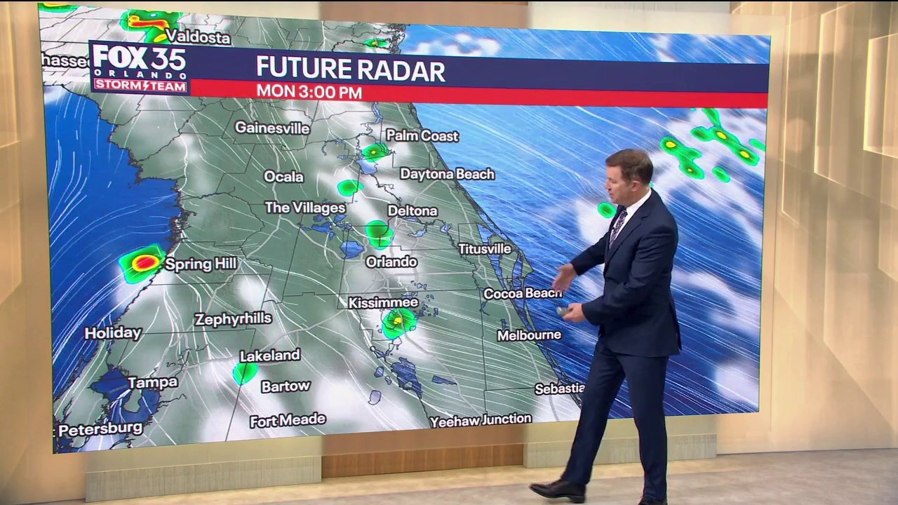 Orlando AM Weather Forecast: Lower rain chances for Memorial Day