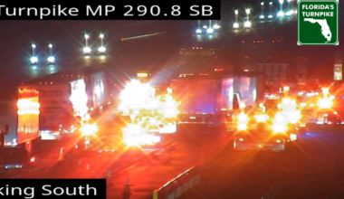 Crash closes several lanes on Florida's Turnpike in Leesburg