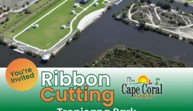 Tropicana Park Ribbon Cutting Set for May 29