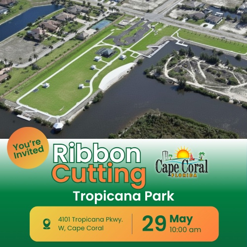 Tropicana Park Ribbon Cutting Set for May 29