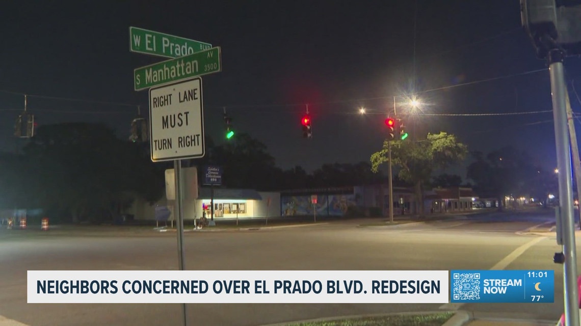 Neighbors in Tampa concerned over El Prado Boulevard redesign
