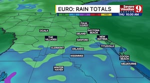 Stormy weekend ahead for Central Florida with daily rain chances