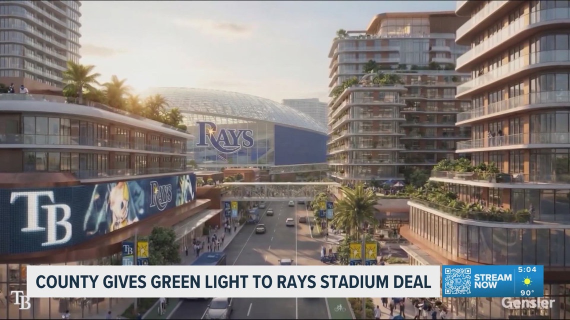 Hillsborough County commissioners vote in favor of new Tampa Bay Rays ballpark