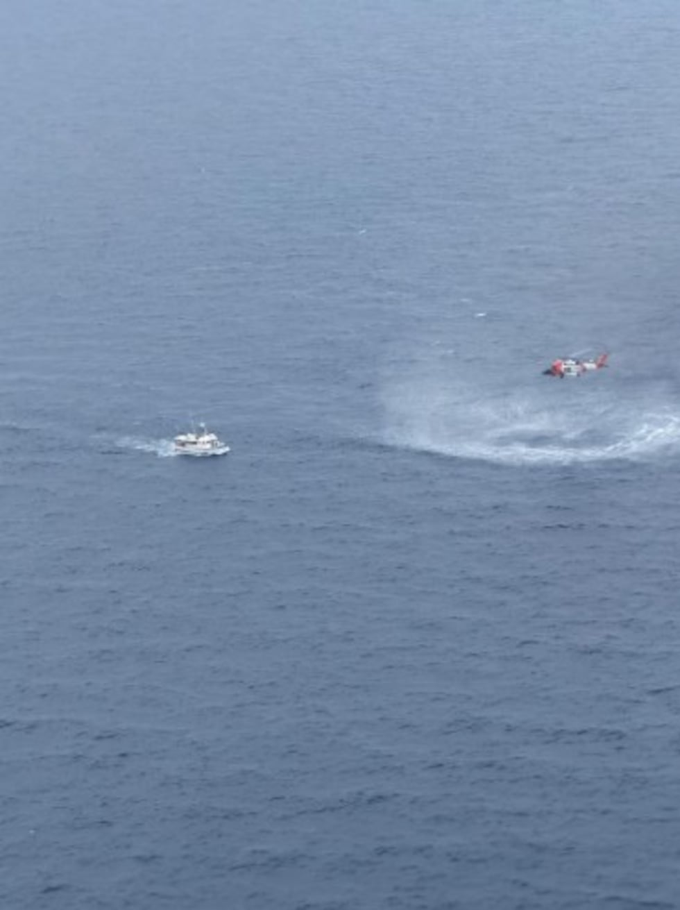 The Coast Guard medevaced a 56-year-old fishing vessel captain Tuesday after he suffered a...