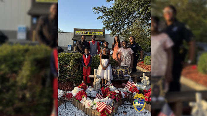 JSO corrections officer rebuilds Dollar General shooting memorial with help from family