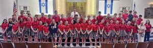6th grade students from Christ the King Catholic School at Congregation Rodeph Sholom