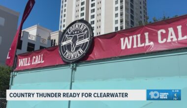 Country Thunder starts today at Coachman Park in Clearwater