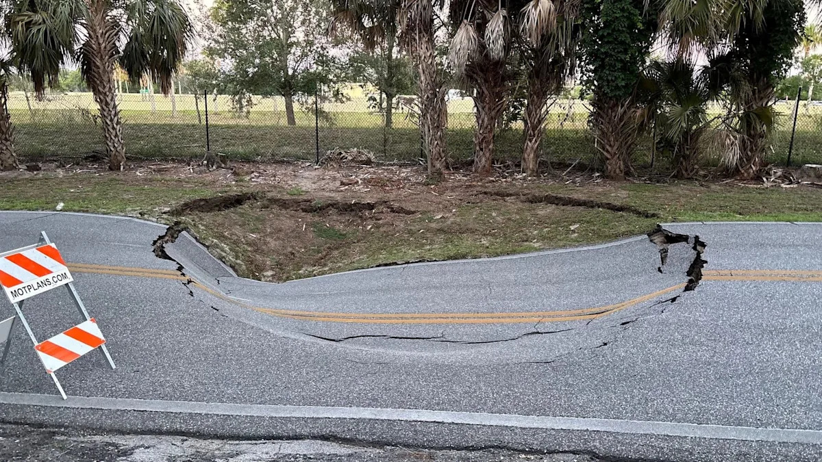 Florida neighborhood on edge after sinkhole near Orlando doubles in size within hours