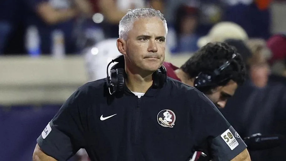 Florida State Seminoles head coach Mike Norvell