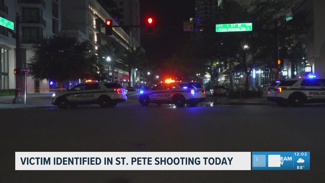 St. Pete police searching for suspect in downtown shooting that left man dead