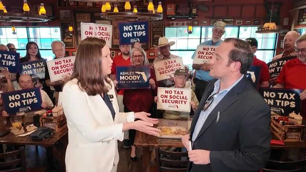 Sen. Ashley Moody makes campaign stop in Central Florida