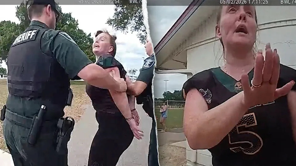 Florida mom arrested for allegedly kicking a child at football game