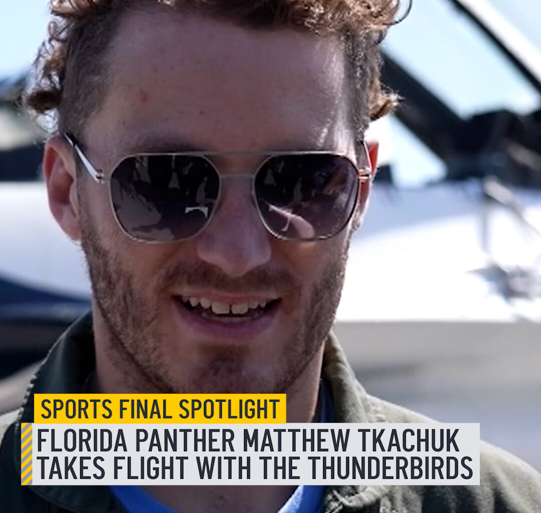 The 2026 Fort Lauderdale Air Show is underway on Saturday, with the U.S. Air Force Thunderbirds headlining as fans flocked to the beach to look up at the sky for a breathtaking performance.⁠
⁠
At the event was Florida Panther Matthew Tkachuk, who had a front-row seat inside a Thunderbird F-16 Falcon, as part of the Air Force's Heroes Program ahead of the show.⁠
⁠
Sponsored by Florida Power & Light. #airforce #sponsored #thunderbirds #MatthewTkachuk