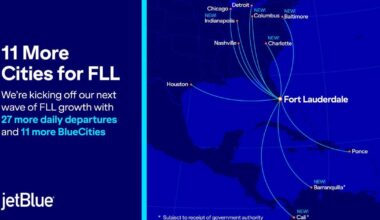 JetBlue Expands Fort Lauderdale Flying: 11 New Destinations, More Flights and Spirit Status Match | News