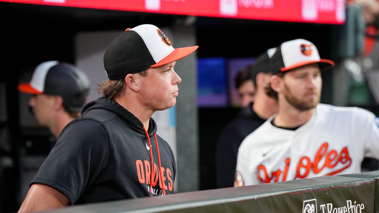 Jackson Holliday with Orioles in Florida ahead of possible return vs. Tampa Bay