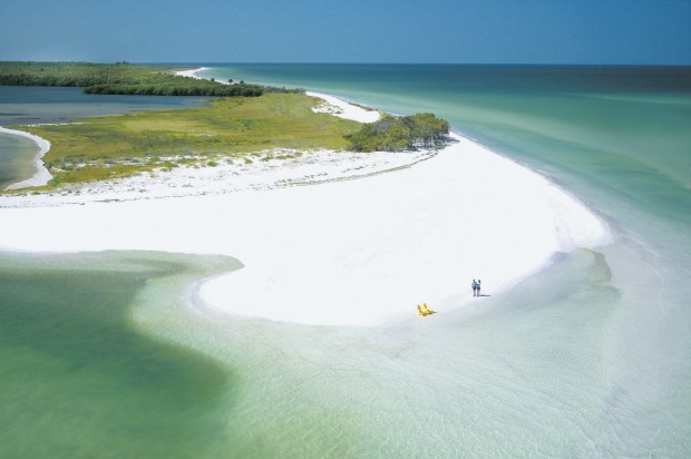 This undated photo provided by Visit Florida shows Caladesi Island State Park in Dunedin, Florida. (St. Petersburg/Clearwater Area CVB / AP)