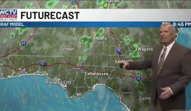 Staying summer-like for your holiday weekend for Tallahassee, the Big Bend and South Georgia! 😎