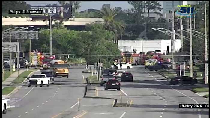 Traffic Alert: All lanes of Philips Highway near Emerson shut down by crash involving power pole