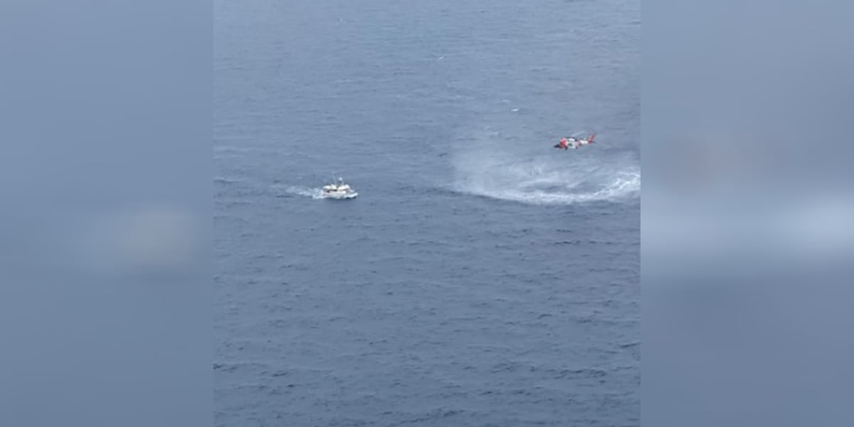 Coast Guard medevacs injured fishing captain from Gulf of Mexico