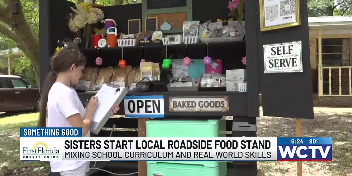 Something Good: Sisters learn business skills through homemade goods stand