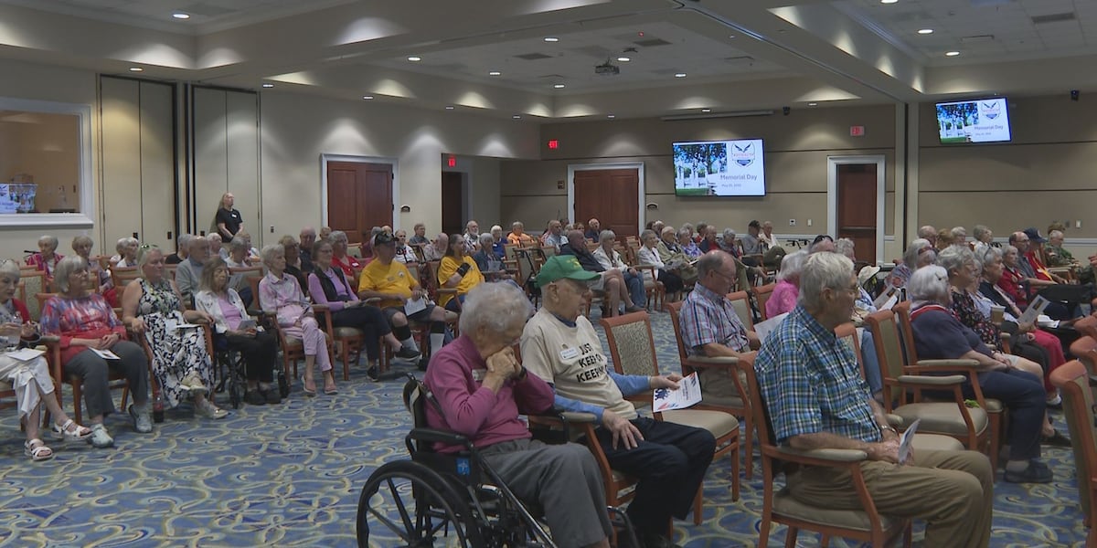 ‘We’re happy to remember them’: Tallahassee senior community pays tribute to fallen veterans