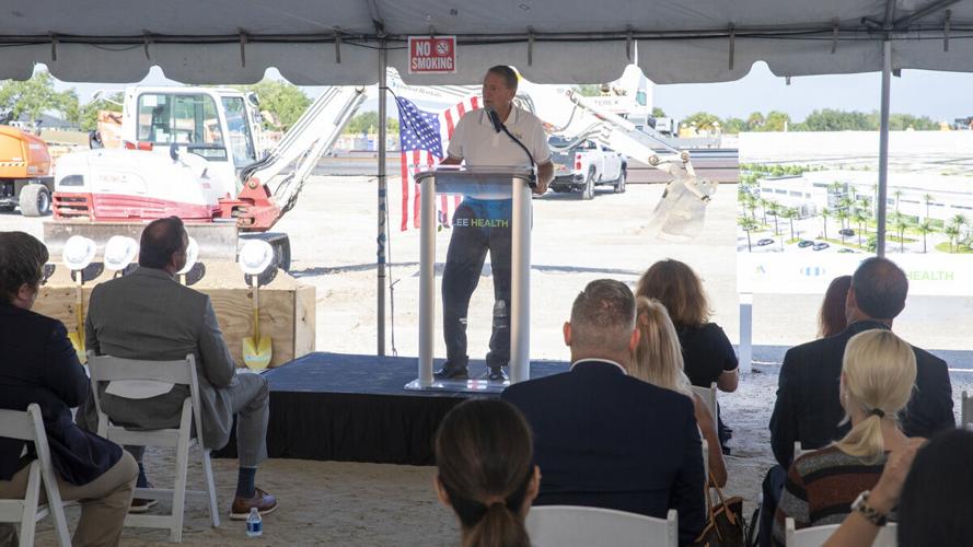 Cape Coral mayor speaks at Lee Health groundbreaking