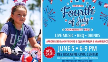 Forecast wins: summer kickoff BBQ postponed to June 5 | Key Biscayne