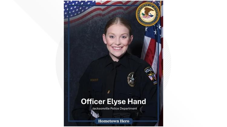 HOMETOWN HERO: Jacksonville officer shot in line of duty honored by U.S. Attorney's Office