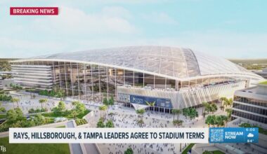 Rays, Tampa and Hillsborough leaders reach non-binding agreement on proposed stadium deal