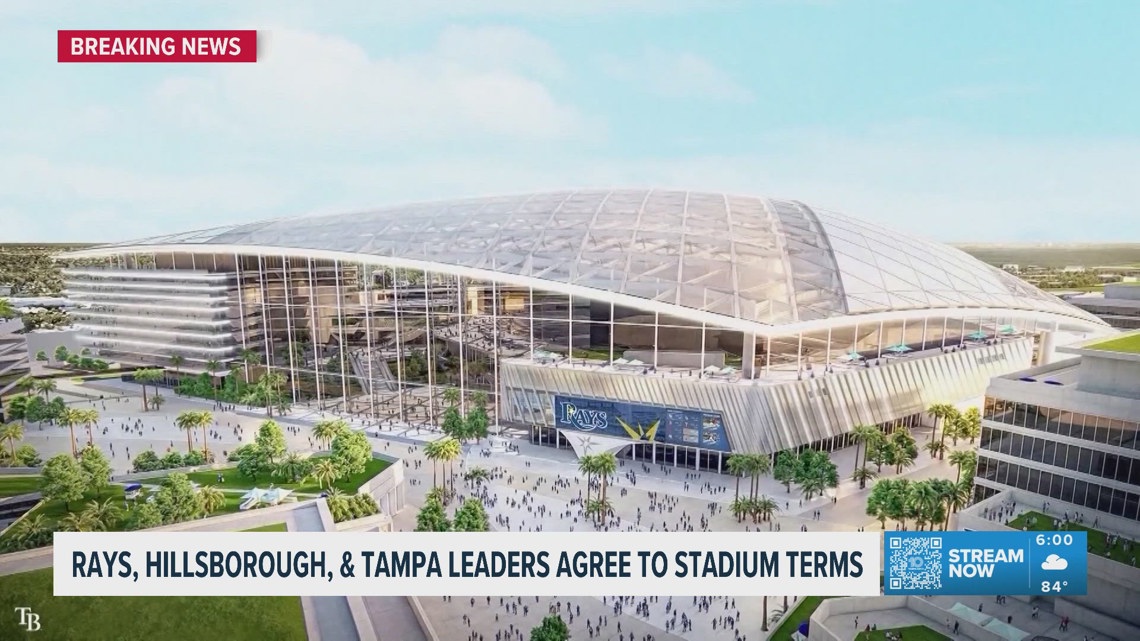 Rays, Tampa and Hillsborough leaders reach non-binding agreement on proposed stadium deal