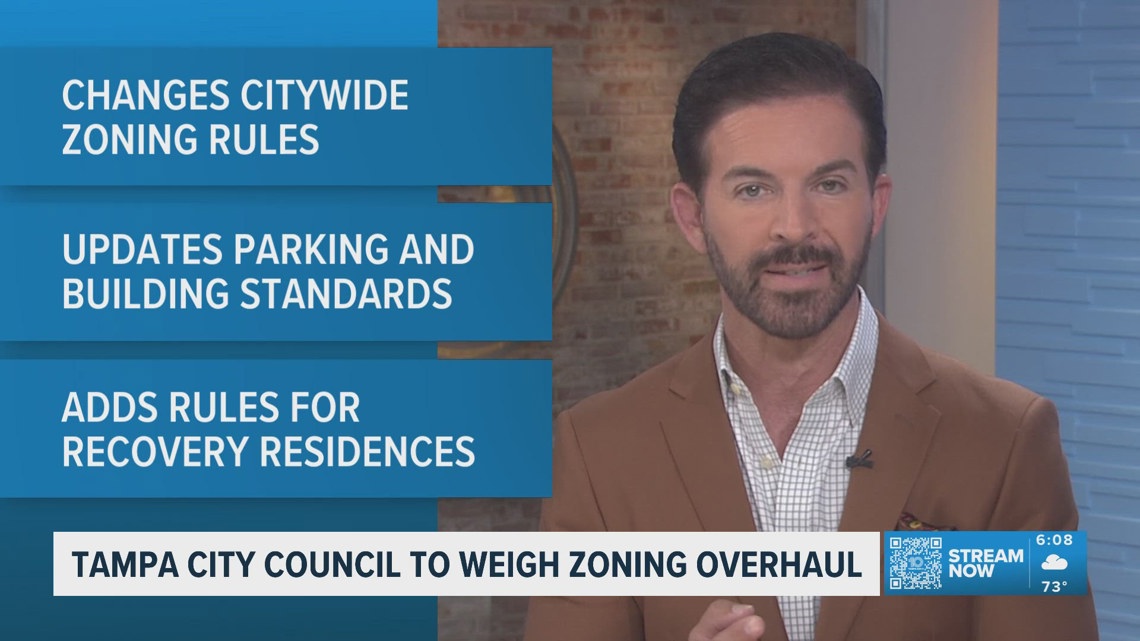 The Tampa City Council is weighing in on the zoning overhaul in today's meeting