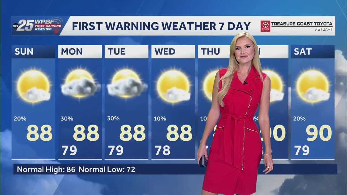 Another Warm One for South Florida