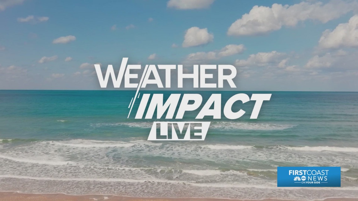 Weather Impact Live: Tracking storms over Downtown Jacksonville