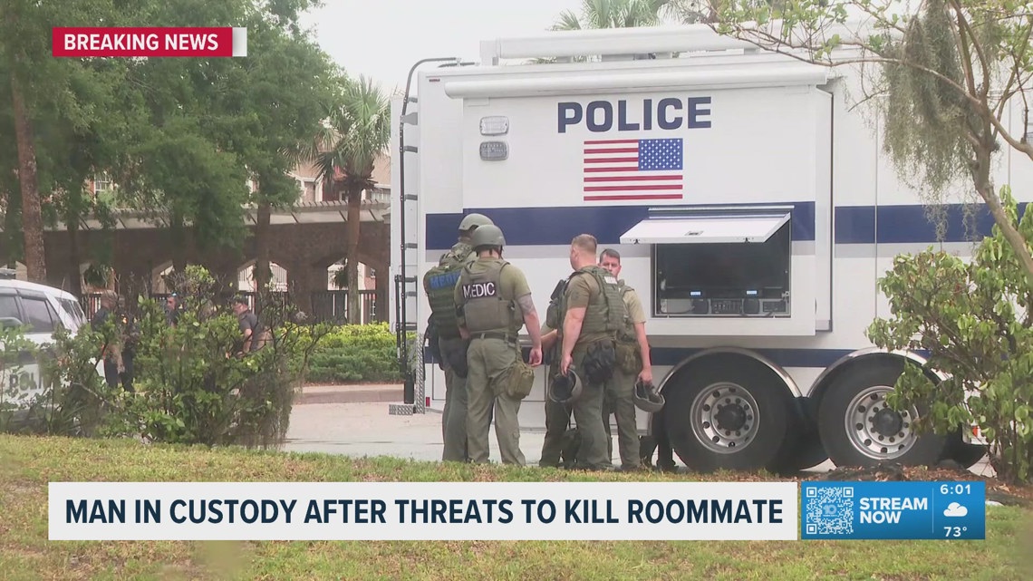 Man taken into custody after hours-long standoff at St. Pete condominium complex