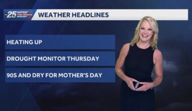 Seasonable and dry for South Florida