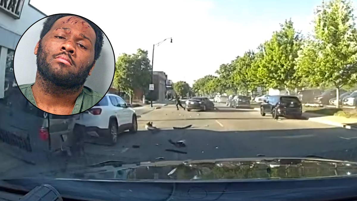 WATCH: Ohio man leads police chase, crashes and jumps into Great Miami River