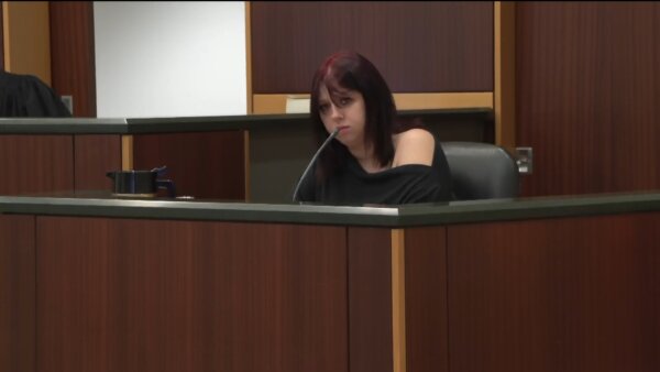 Emma Wright testifies in court