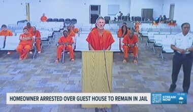 Homeowner arrested over guest house dispute to remain in jail