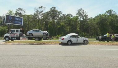 Two dead after crash just outside NAS Jacksonville, FHP says