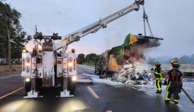 Rechargeable batteries torch dozens of Tampa Bay garbage trucks