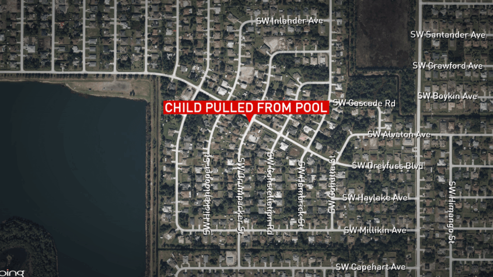 A toddler found submerged in a backyard pool by her father on May 19 at a Port St. Lucie home has died less than 24 hours later, investigators said. (WPEC)