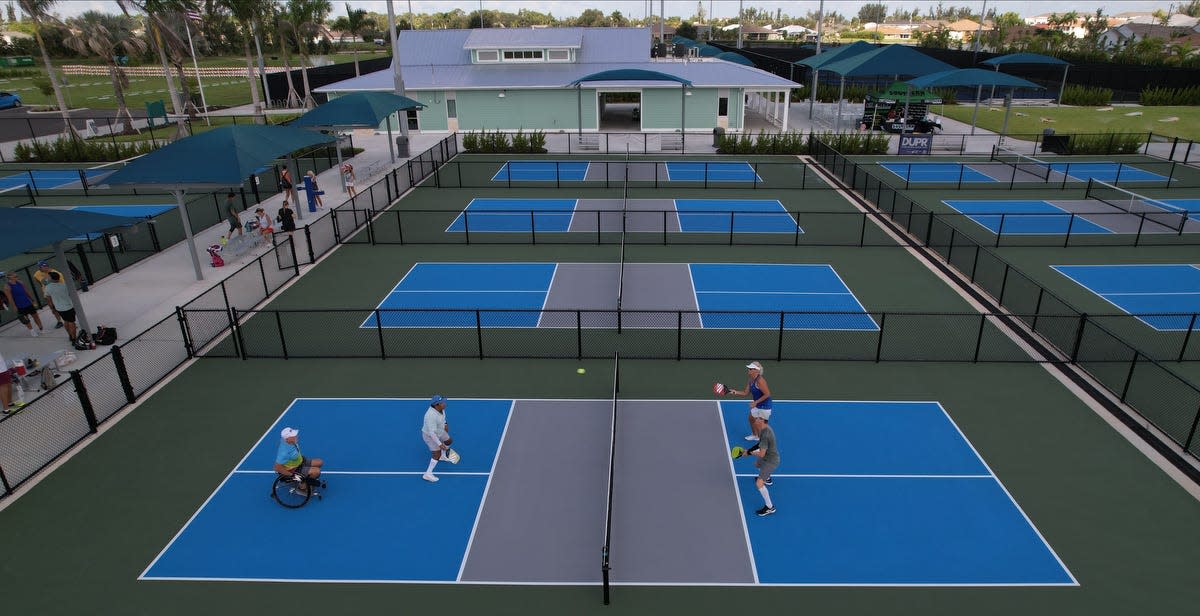The Lake Kennedy Racquet Center in Cape Coral officially opened its facility to the public on Wednesday, August 28, 2024. On opening day the center also hosted its first pickle ball tournament with players from different age groups participating.