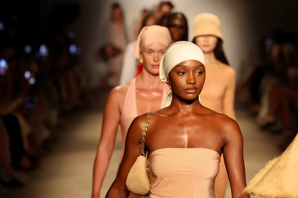 Models walk the runway for the Monday Swimwear 2026 Runway Show.